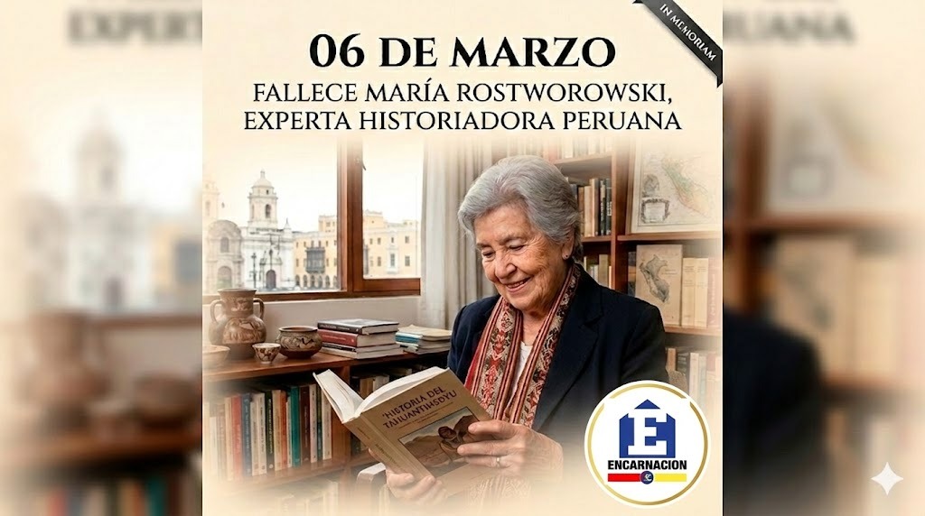 06 de marzo - Fallece María Rostworowski, experta historiadora peruana ...